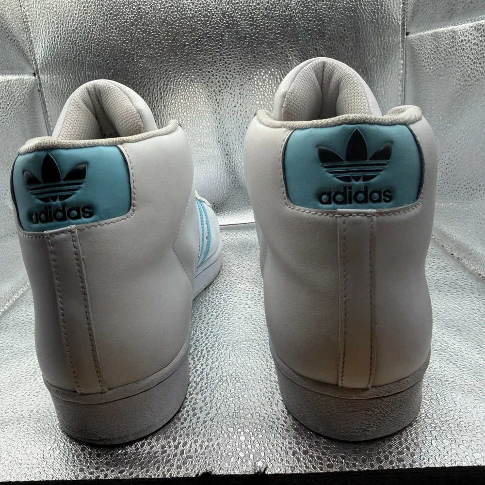 Size‎ 12 Adidas Original Pro Model Hazy Sky Blue White Mens Sneakers GX2534
